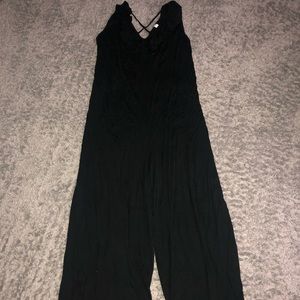 black jumpsuit